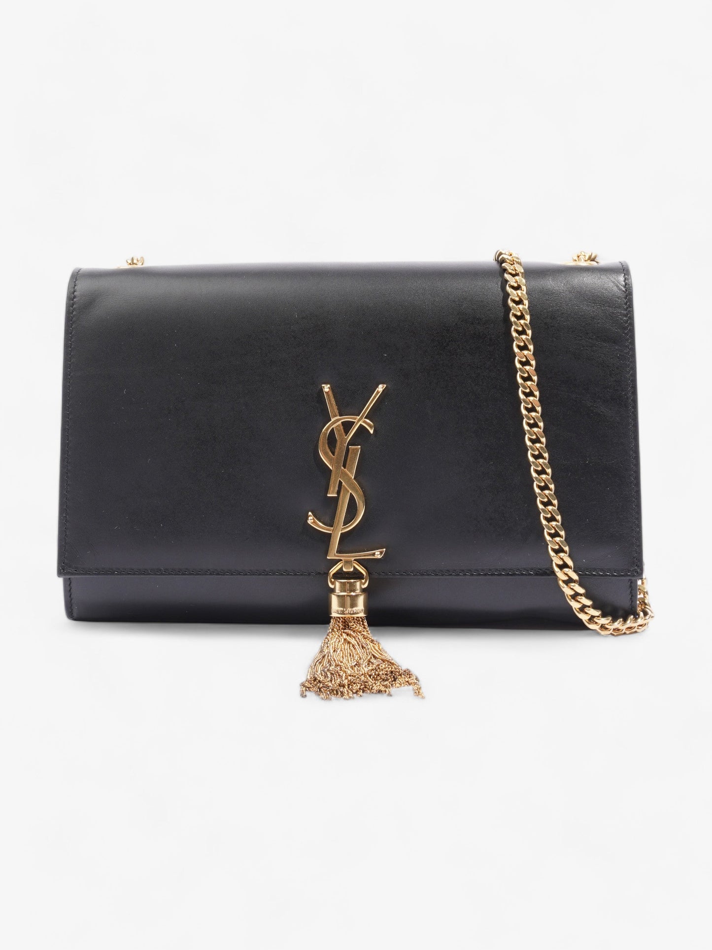 Saint Laurent Kate Tassel Black Leather Medium