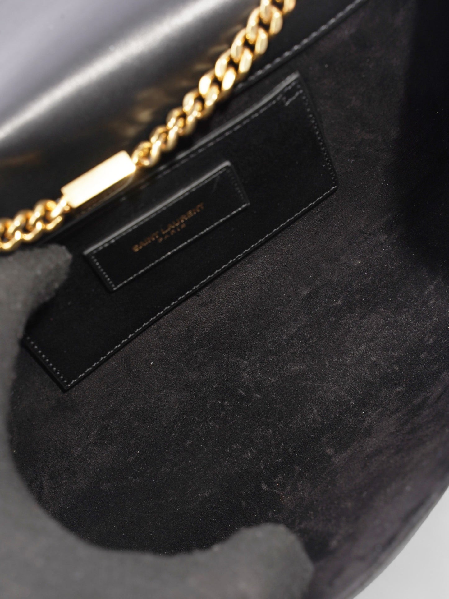 Saint Laurent Kate Tassel Black Leather Medium
