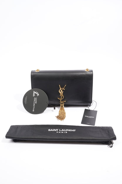 Saint Laurent Kate Tassel Black Leather Medium