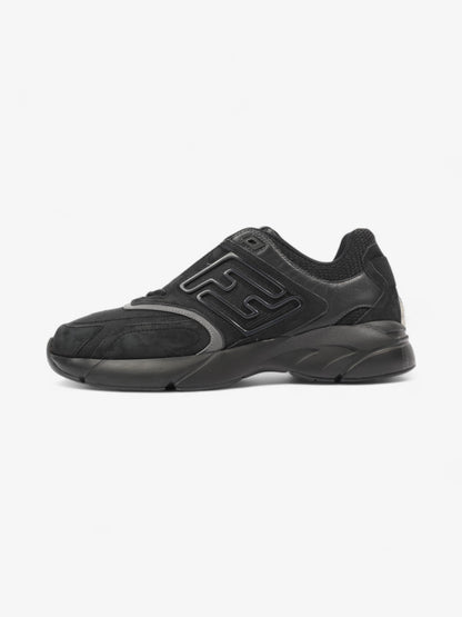 Fendi FF Runner Sneakers Black Mesh EU 42 UK 8