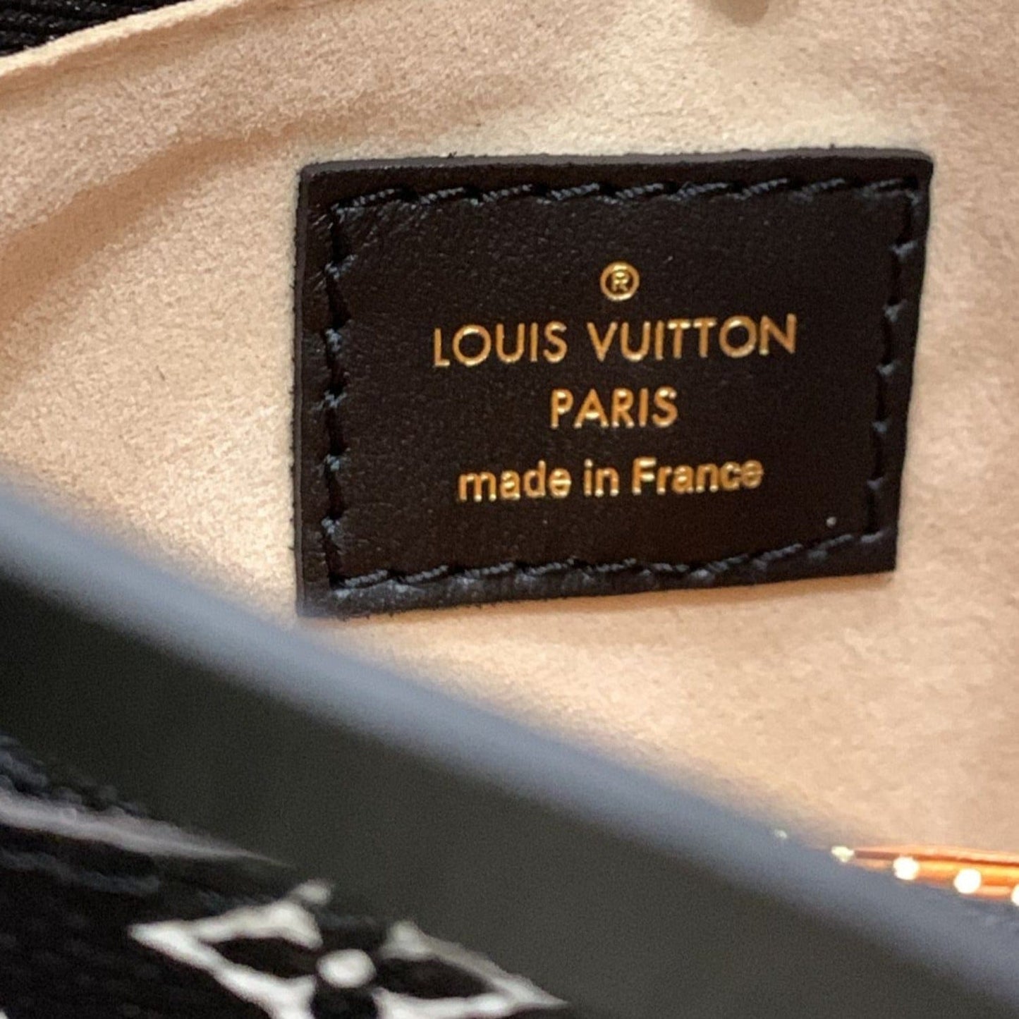 LOUIS VUITTON Neonoe Giant Jungle Canvas Shoulder Bucket Bag Ivory