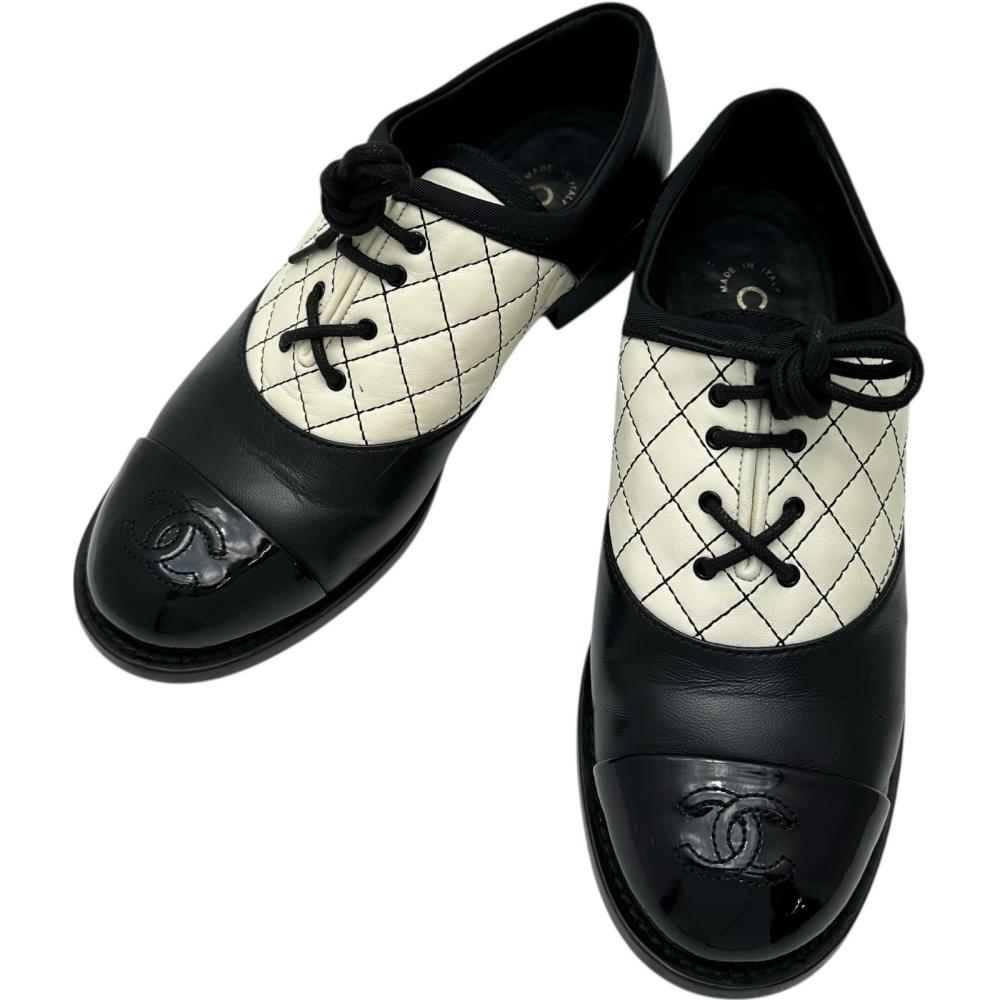 Chanel Matelasse Leather Shoes