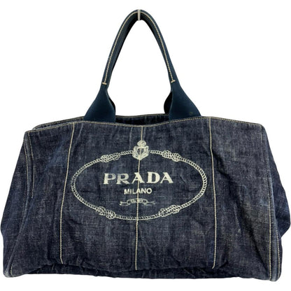 Prada Canapa Canvas Handbag
