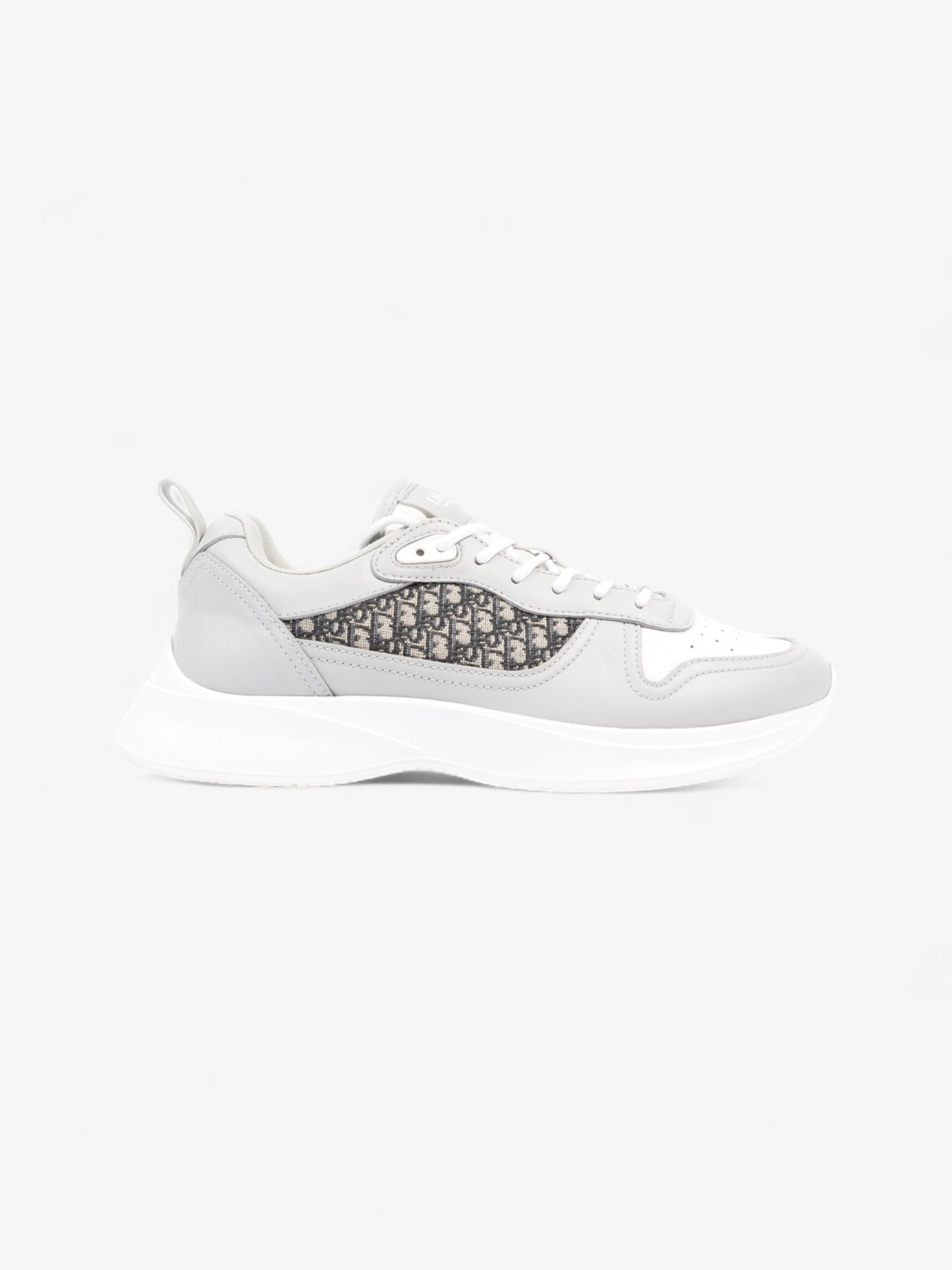 Christian Dior B25 Grey Oblique / White Leather EU 42 UK 8