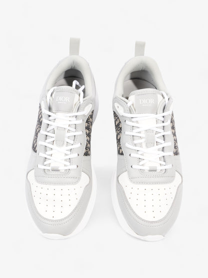 Christian Dior B25 Grey Oblique / White Leather EU 42 UK 8