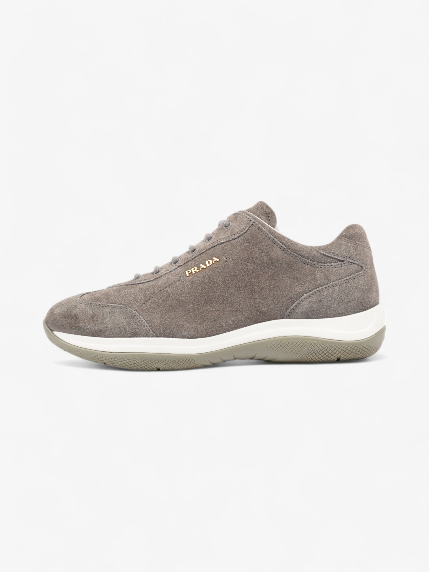 Prada America Cup Grey Suede EU 40 UK 7