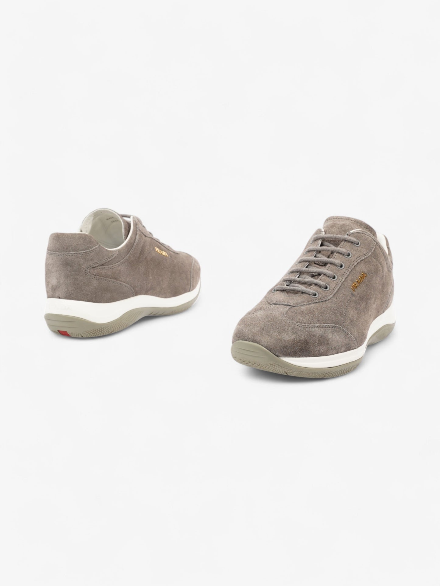 Prada America Cup Grey Suede EU 40 UK 7