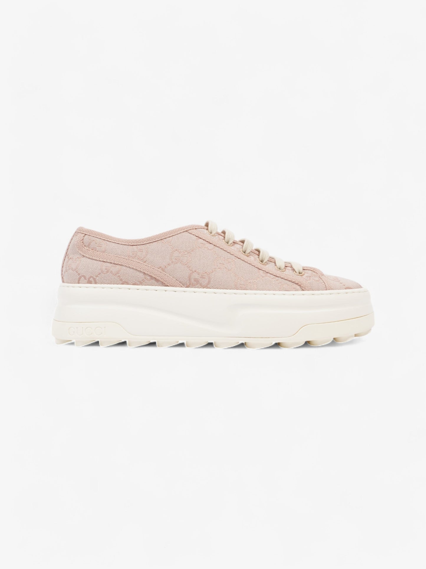 Gucci GG Tennis 1977 Sneakers Pink Canvas EU 39 UK 6