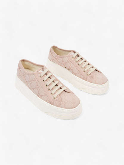 Gucci GG Tennis 1977 Sneakers Pink Canvas EU 39 UK 6