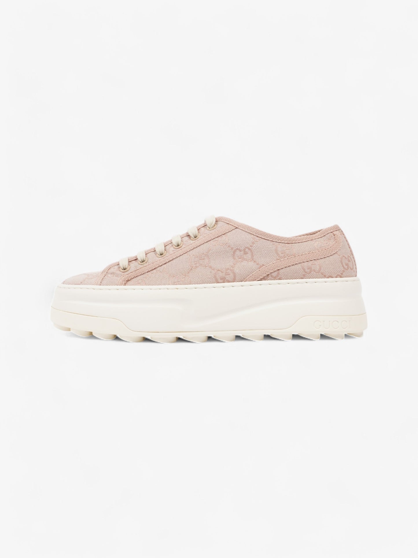 Gucci GG Tennis 1977 Sneakers Pink Canvas EU 39 UK 6