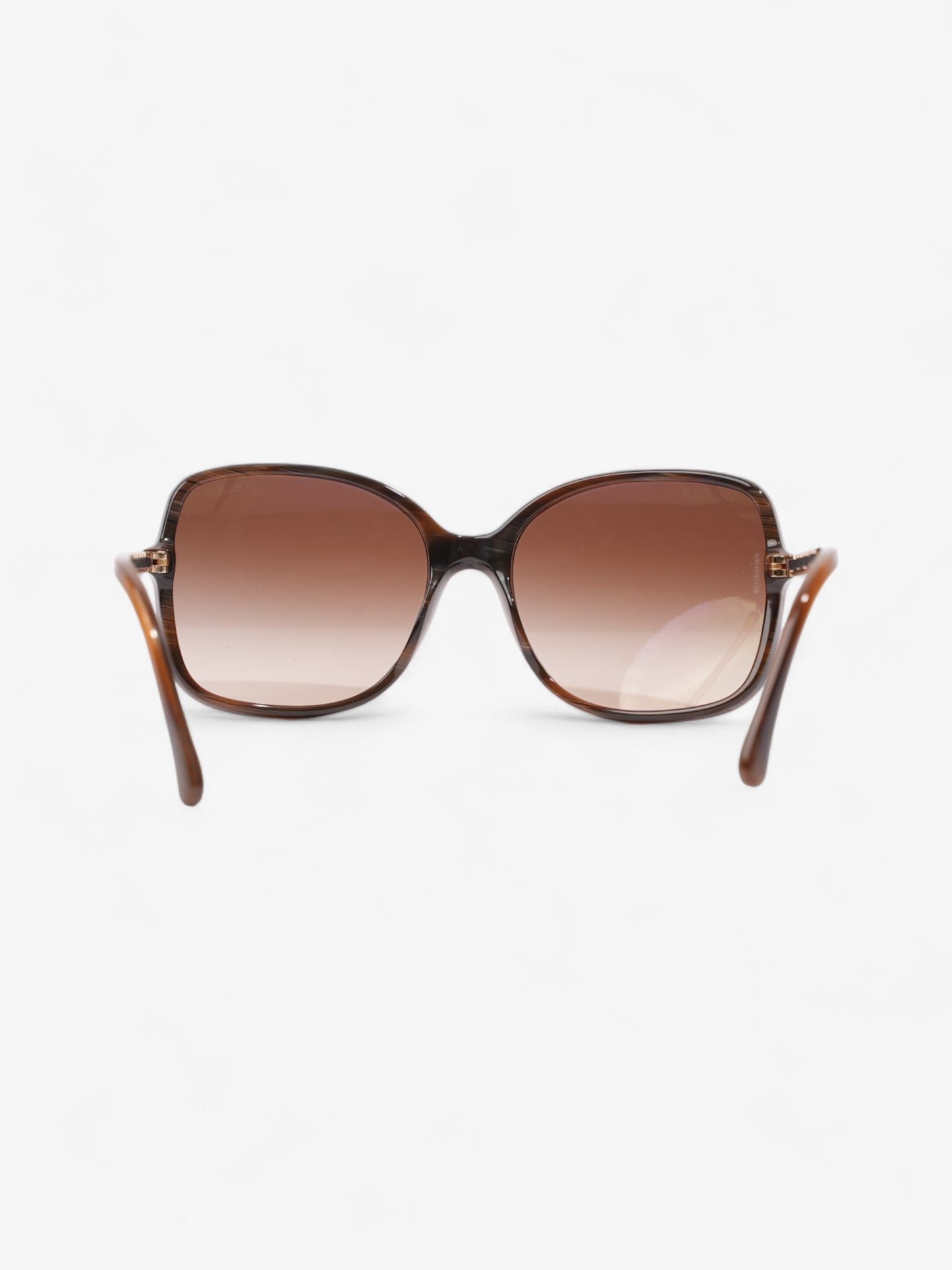 Chanel Square Sunglasses Brown  Acetate 135mm