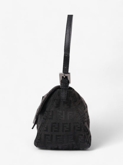 Fendi Mamma Baguette Black Canvas Mini