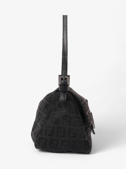 Fendi Mamma Baguette Black Canvas Mini