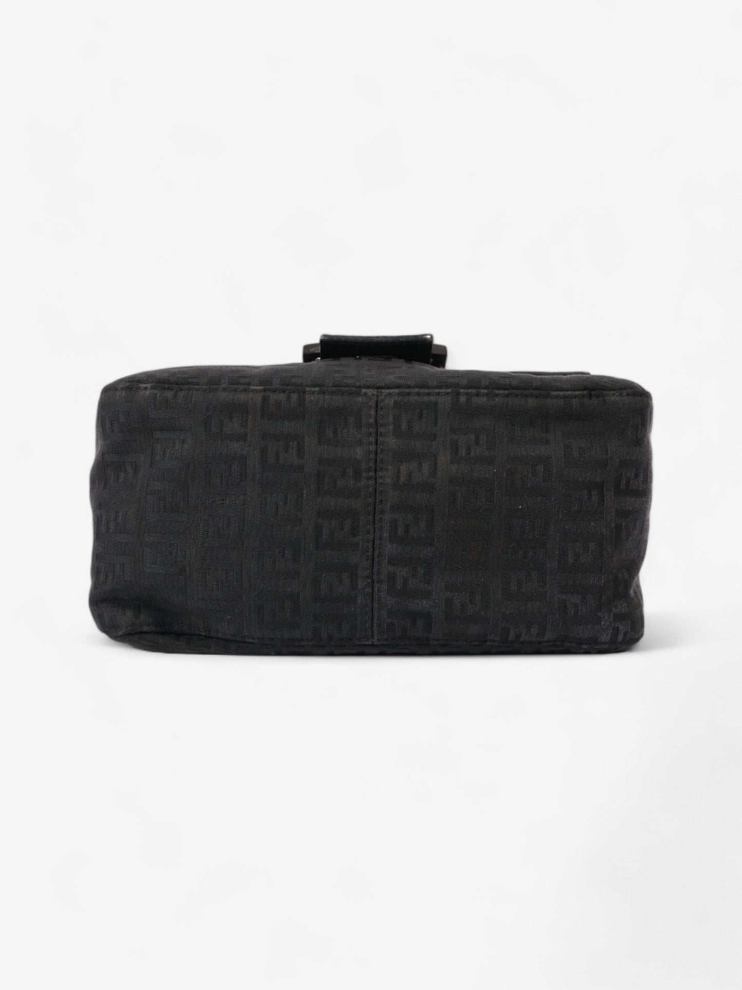 Fendi Mamma Baguette Black Canvas Mini