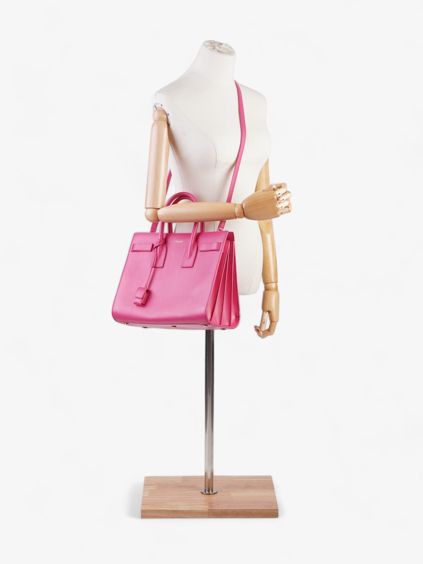 Saint Laurent Sac De Jour Pink Leather Small