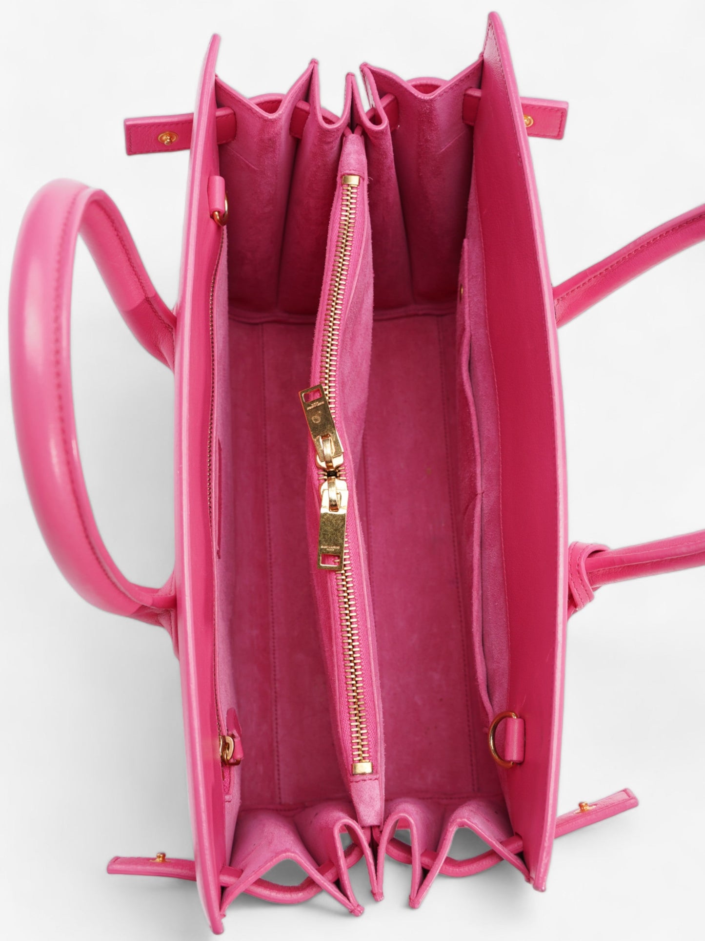 Saint Laurent Sac De Jour Pink Leather Small