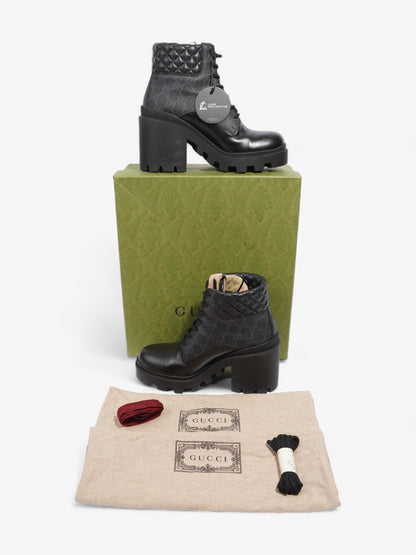 Gucci GG Bootie Black Leather EU 39 UK 6
