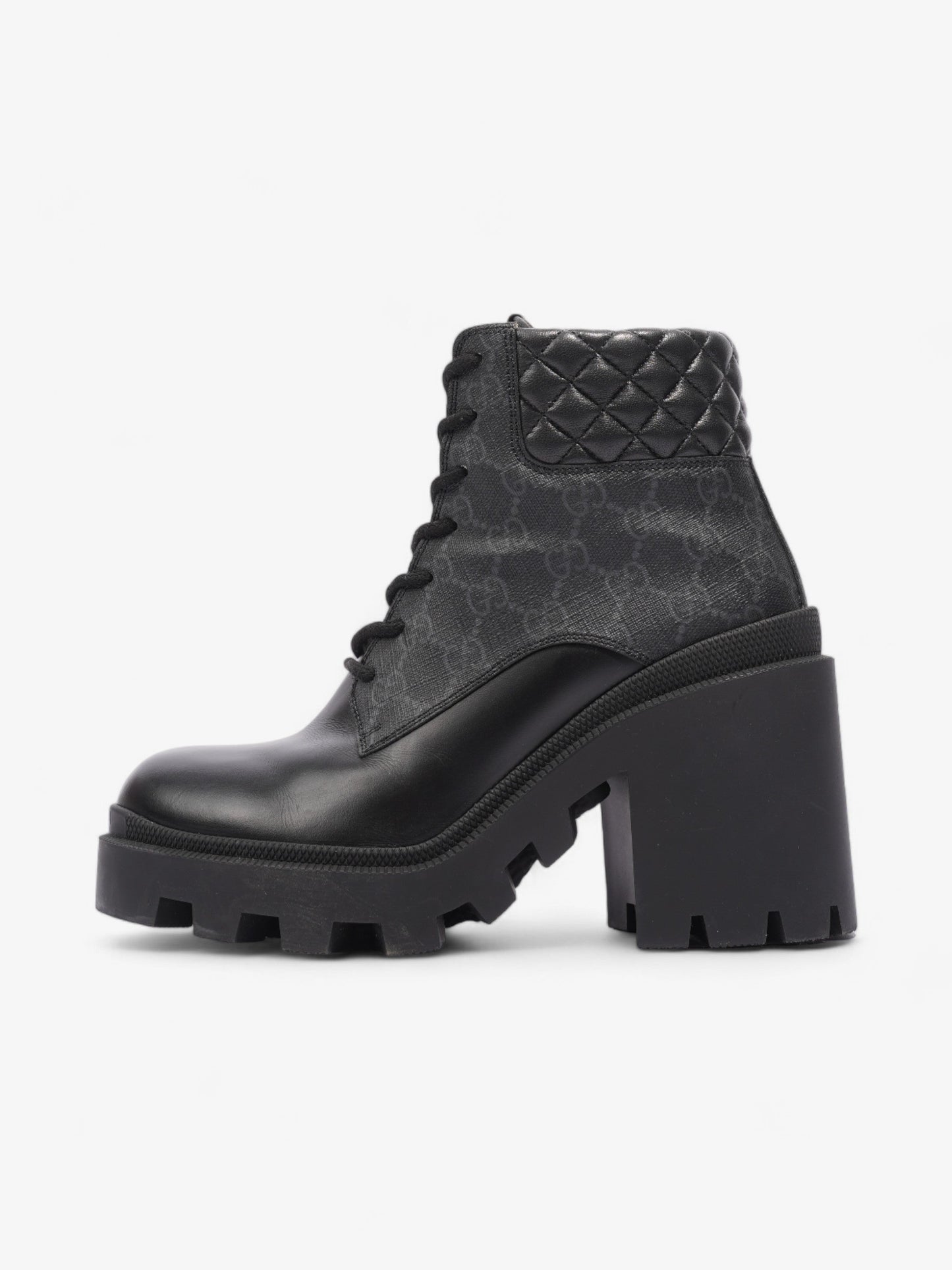 Gucci GG Bootie Black Leather EU 39 UK 6