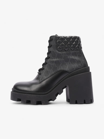 Gucci GG Bootie Black Leather EU 39 UK 6
