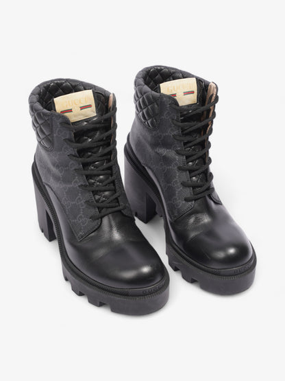 Gucci GG Bootie Black Leather EU 39 UK 6