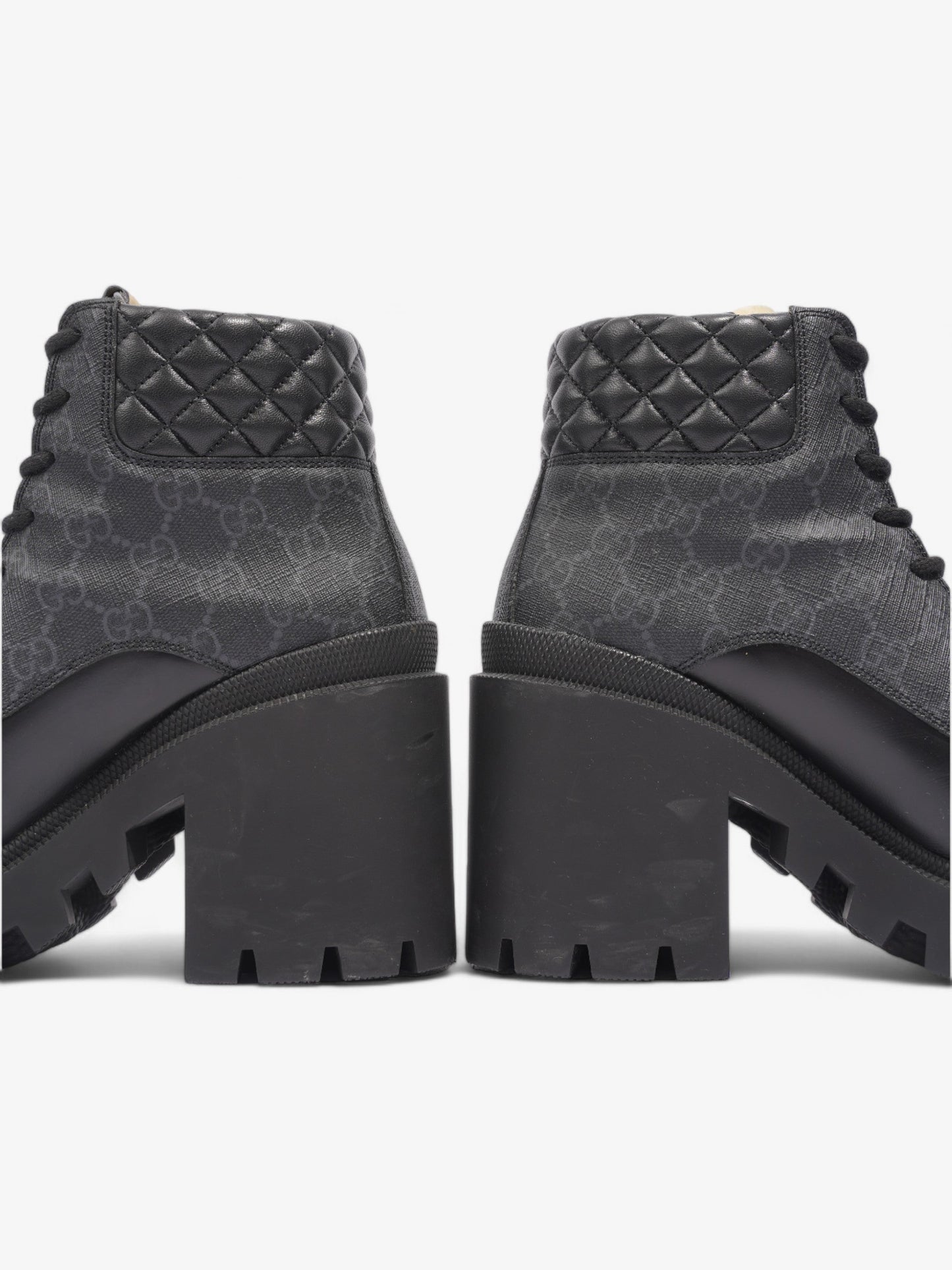 Gucci GG Bootie Black Leather EU 39 UK 6