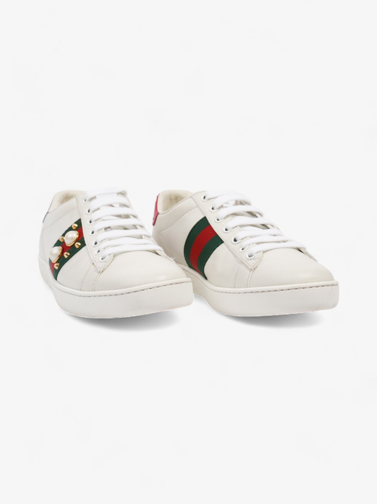 Gucci Ace Sneakers White / Red / Green Leather EU 36 UK 3