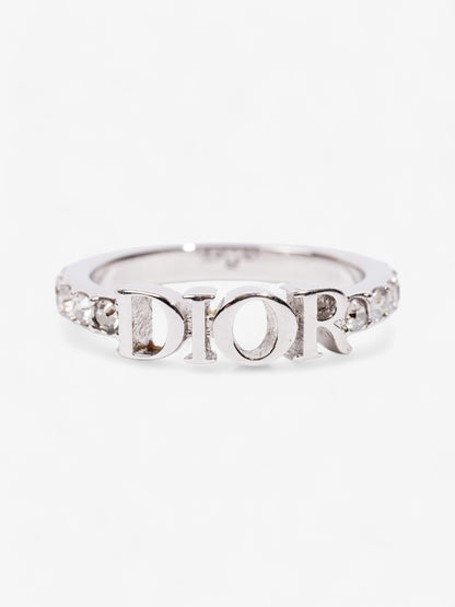 Christian Dior Dio(r)evolution Ring Silver / Crystal Base Metal Medium (Circumference - 53mm)