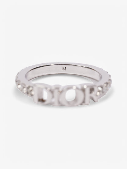 Christian Dior Dio(r)evolution Ring Silver / Crystal Base Metal Medium (Circumference - 53mm)