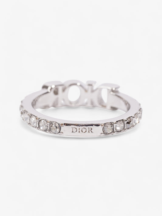 Christian Dior Dio(r)evolution Ring Silver / Crystal Base Metal Medium (Circumference - 53mm)