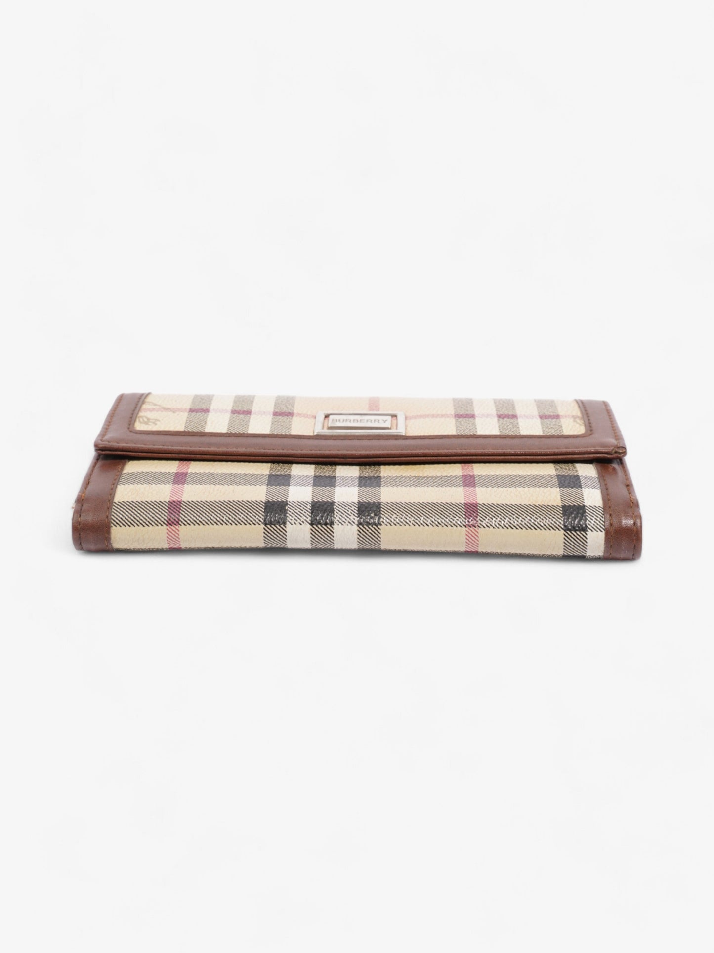 Burberry Bifold Wallet Nova Check Coated Canvas
