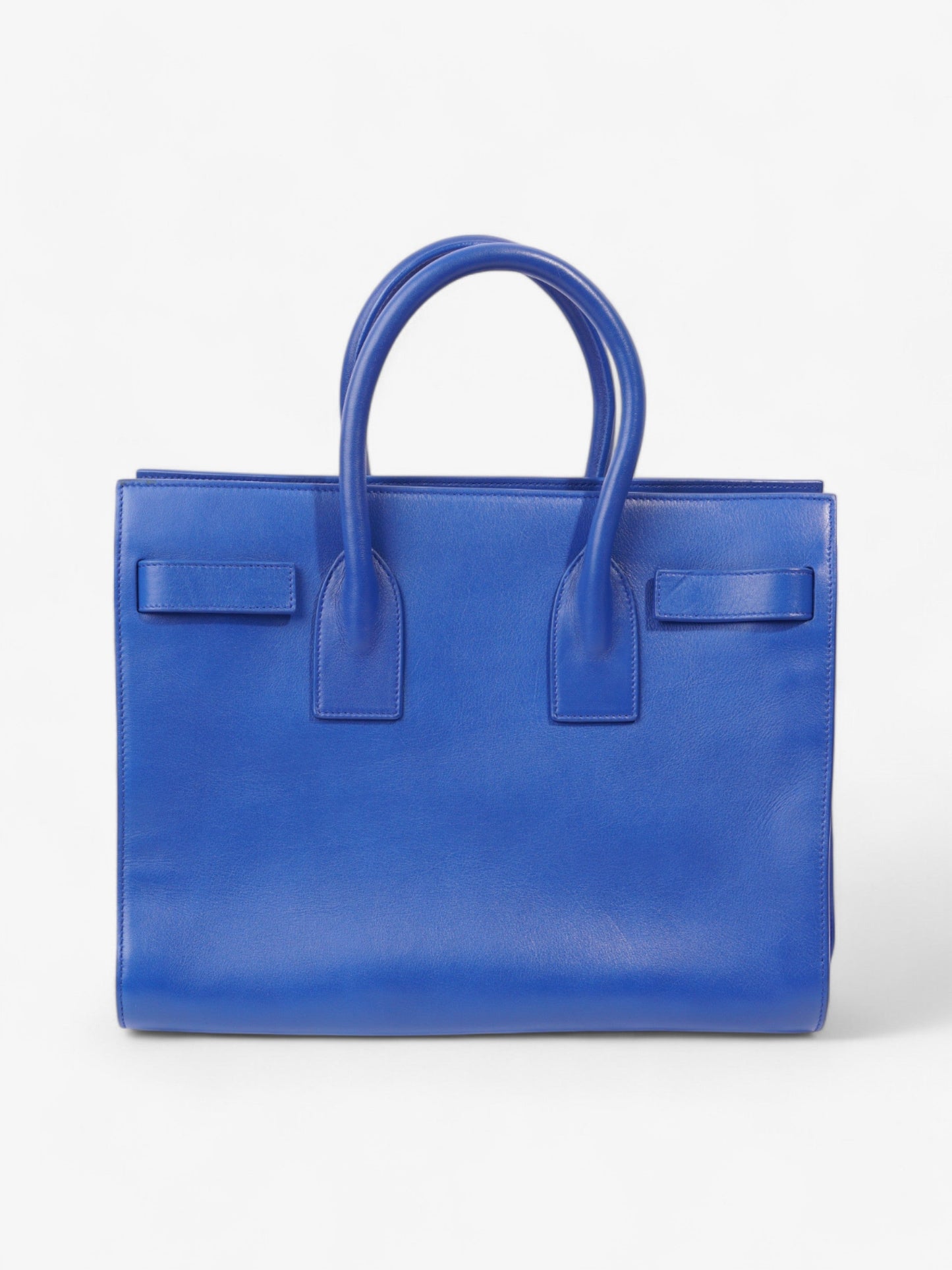 Saint Laurent Sac De Jour Blue Calfskin Leather Small