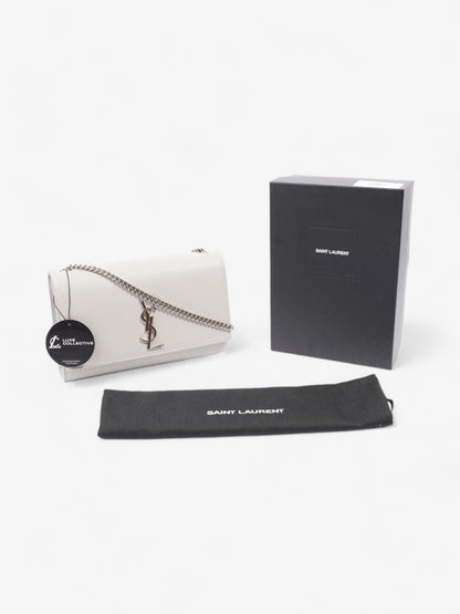 Saint Laurent Kate Grey Grained Leather Medium
