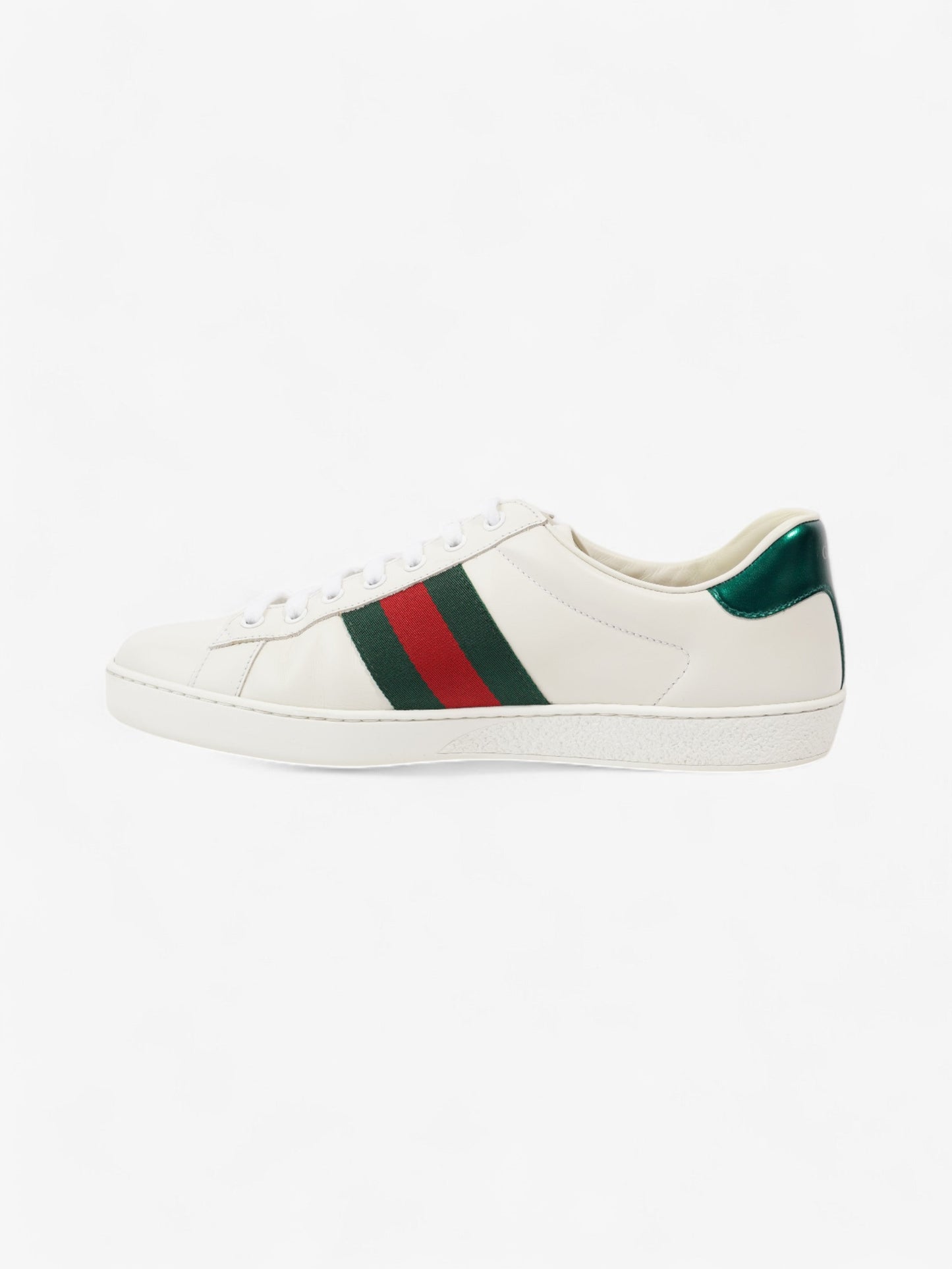 Gucci Ace Sneakers with Snake White / Red / Green Leather EU 43 UK 9