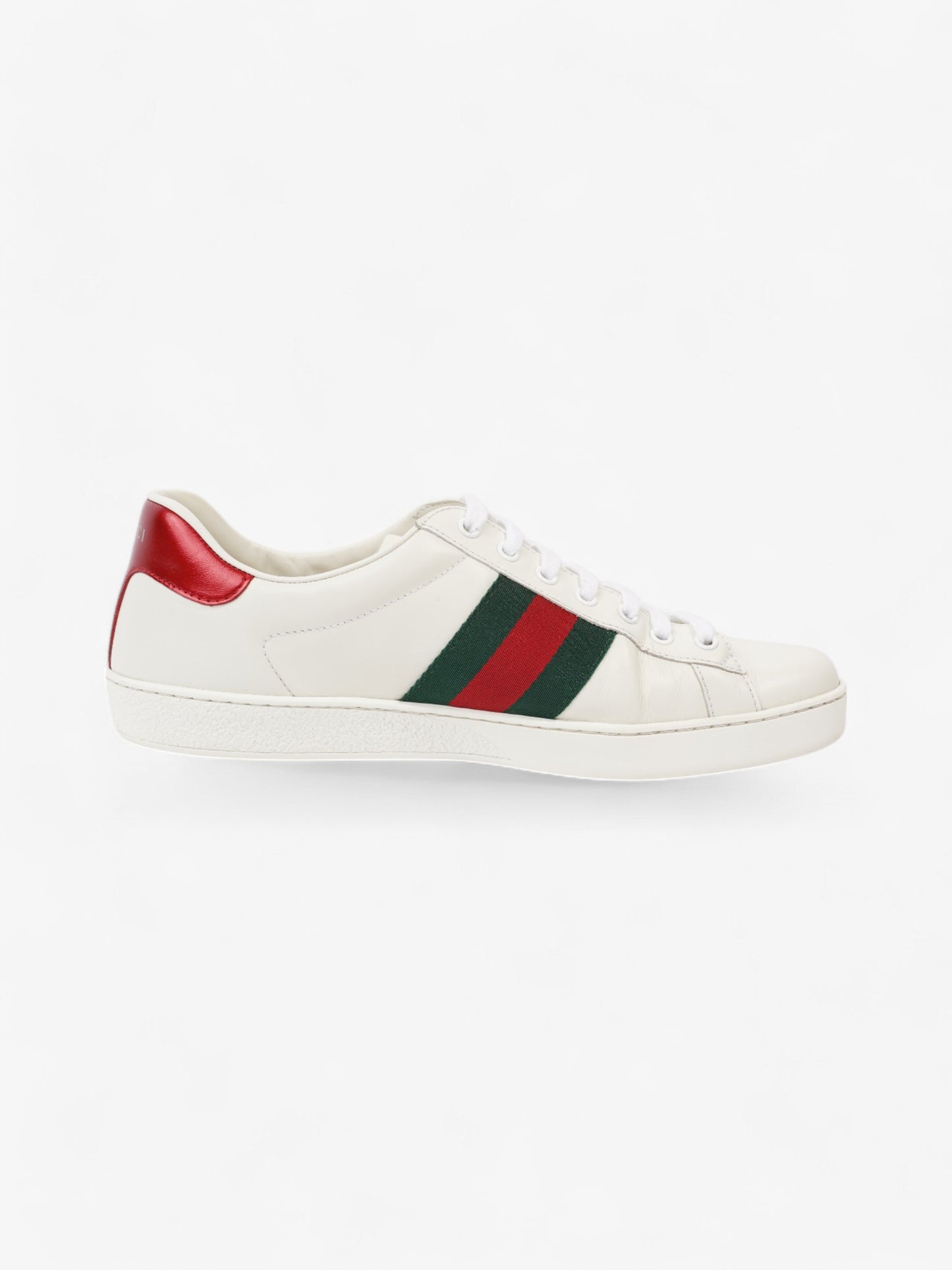Gucci Ace Sneakers with Snake White / Red / Green Leather EU 43 UK 9