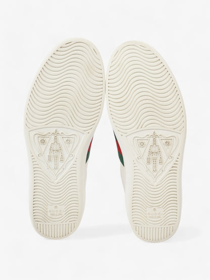 Gucci Ace Sneakers with Snake White / Red / Green Leather EU 43 UK 9