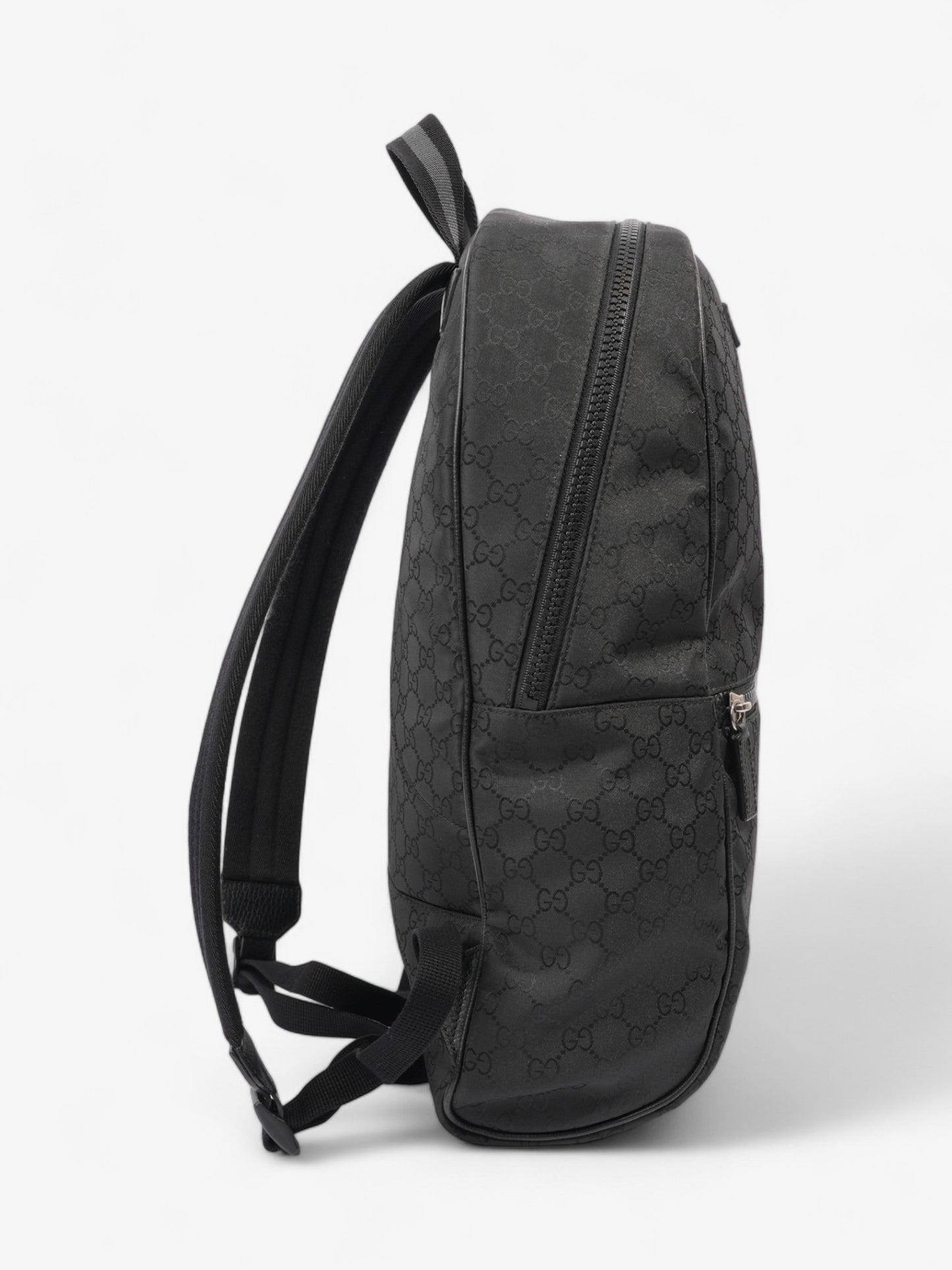 Gucci Double Zip Backpack  GG Supreme Nylon