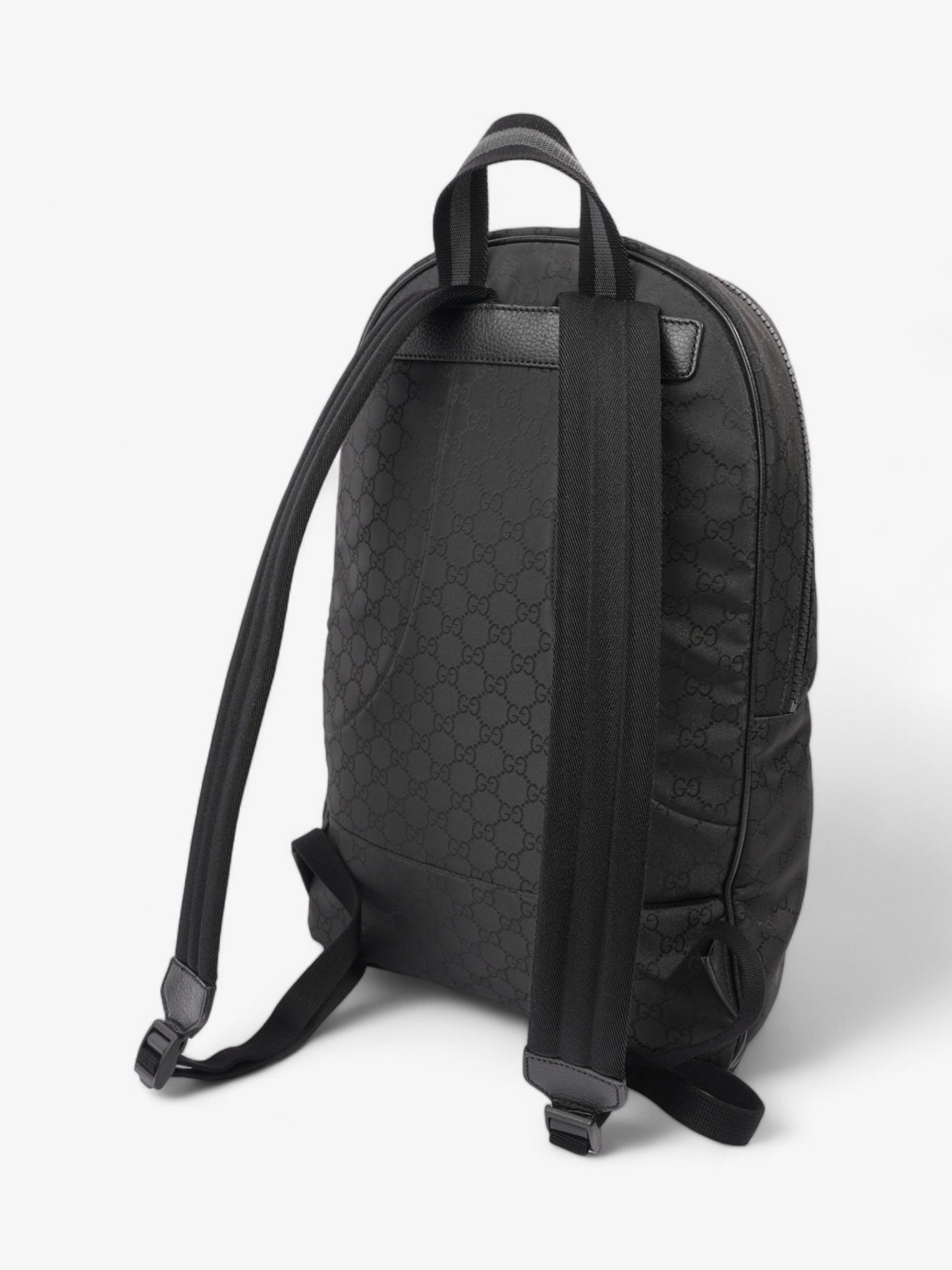 Gucci Double Zip Backpack  GG Supreme Nylon