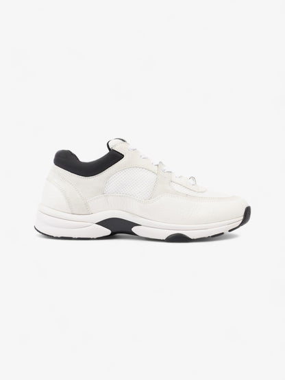 Chanel CC Logo Sneakers  White / Black Mesh EU 39.5 UK 6.5