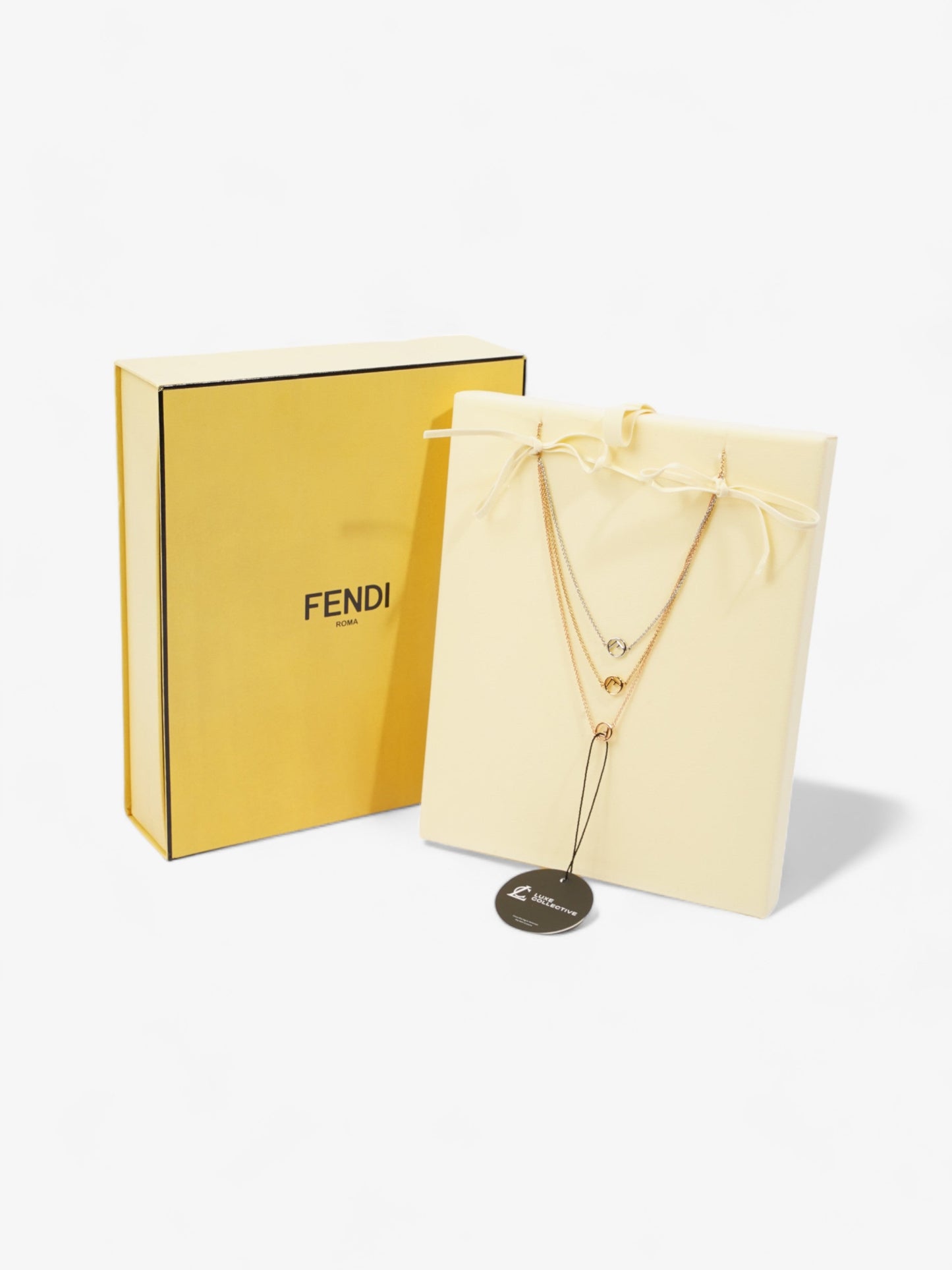 Fendi F is Fendi Necklace Gold / Silver / Rose Gold Base Metal