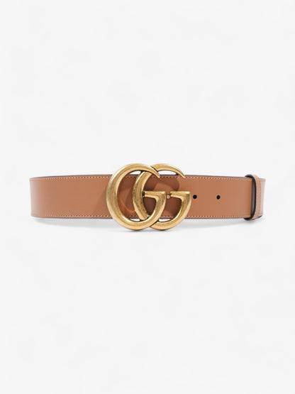 Gucci GG Marmont Wide Belt Brown  Leather 80cm 32"