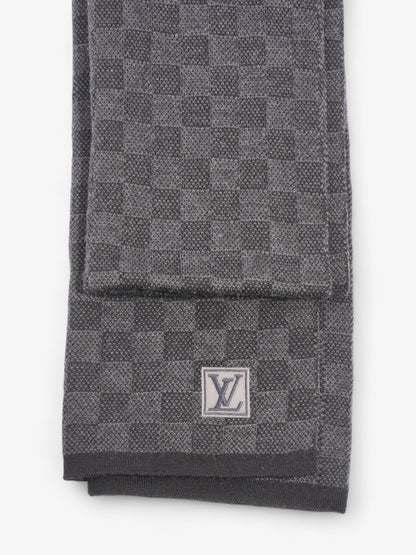 Louis Vuitton Damier Scarf Damier Graphite Wool