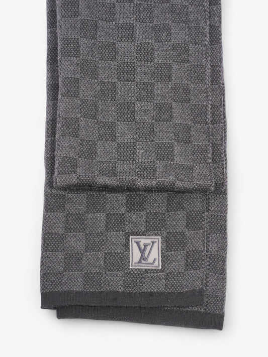 Louis Vuitton Damier Scarf Damier Graphite Wool