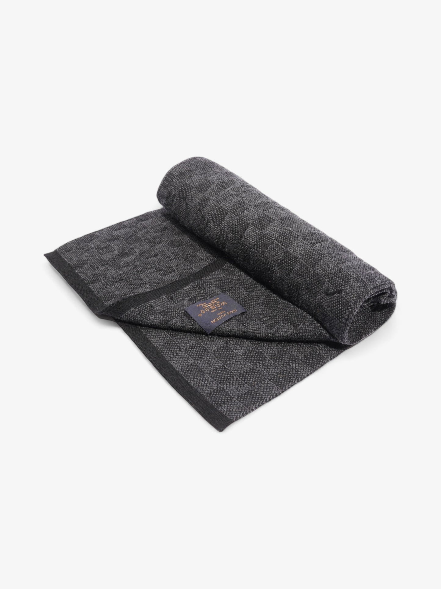 Louis Vuitton Damier Scarf Damier Graphite Wool