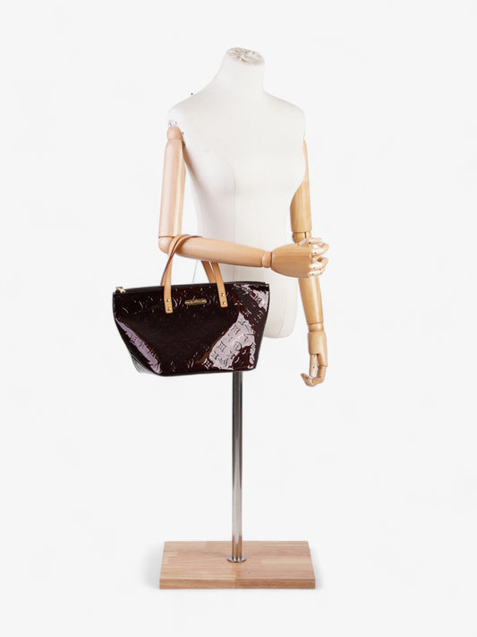 Louis Vuitton Amarante Bellevue PM Monogram Vernis Patent Leather
