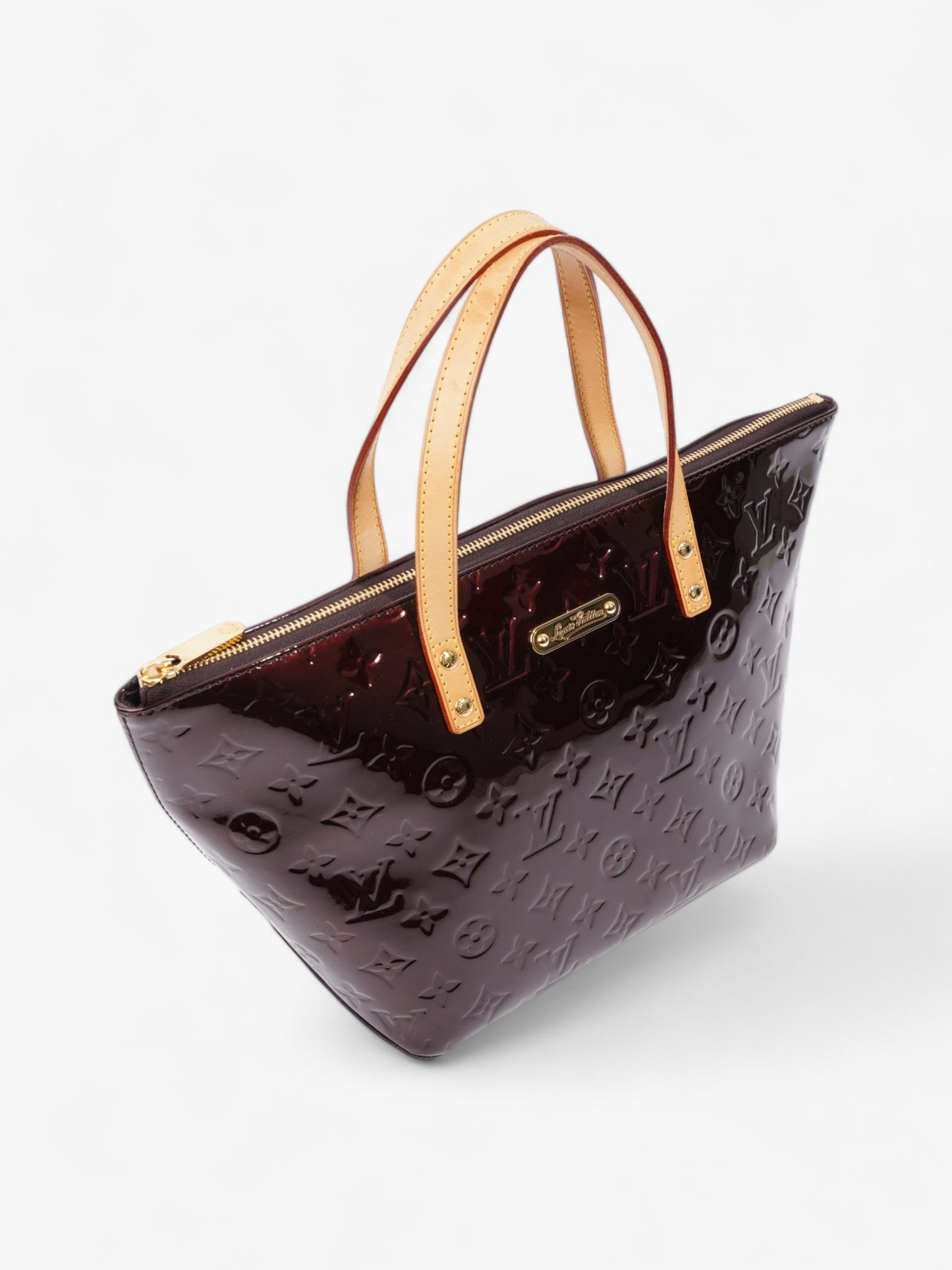 Louis Vuitton Amarante Bellevue PM Monogram Vernis Patent Leather