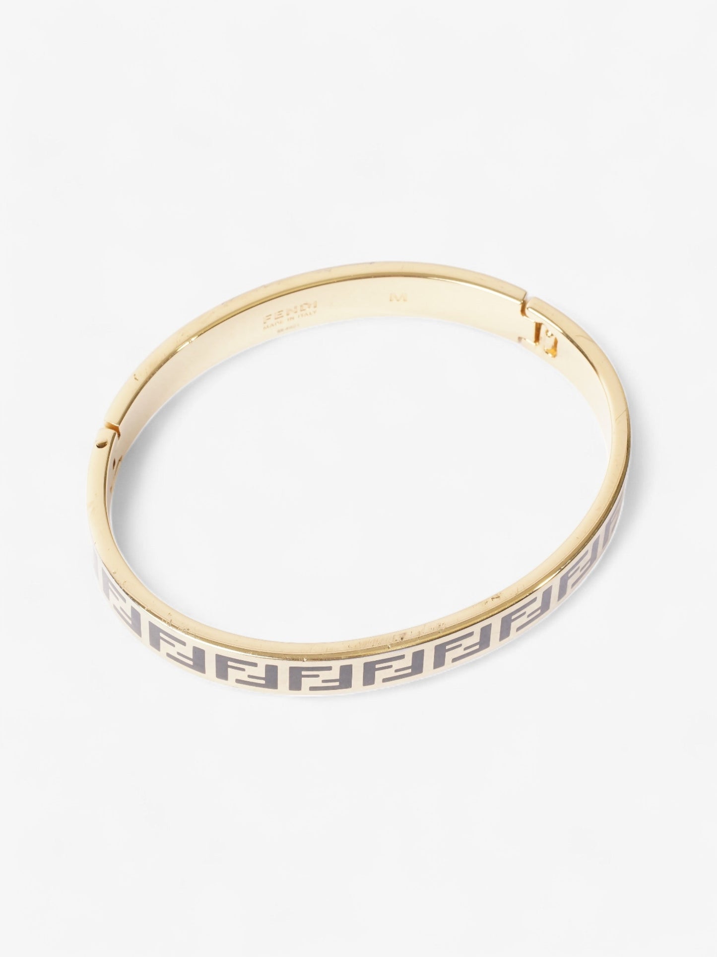 Fendi Forever Fendi Bracelet Gold / Black Base Metal Medium