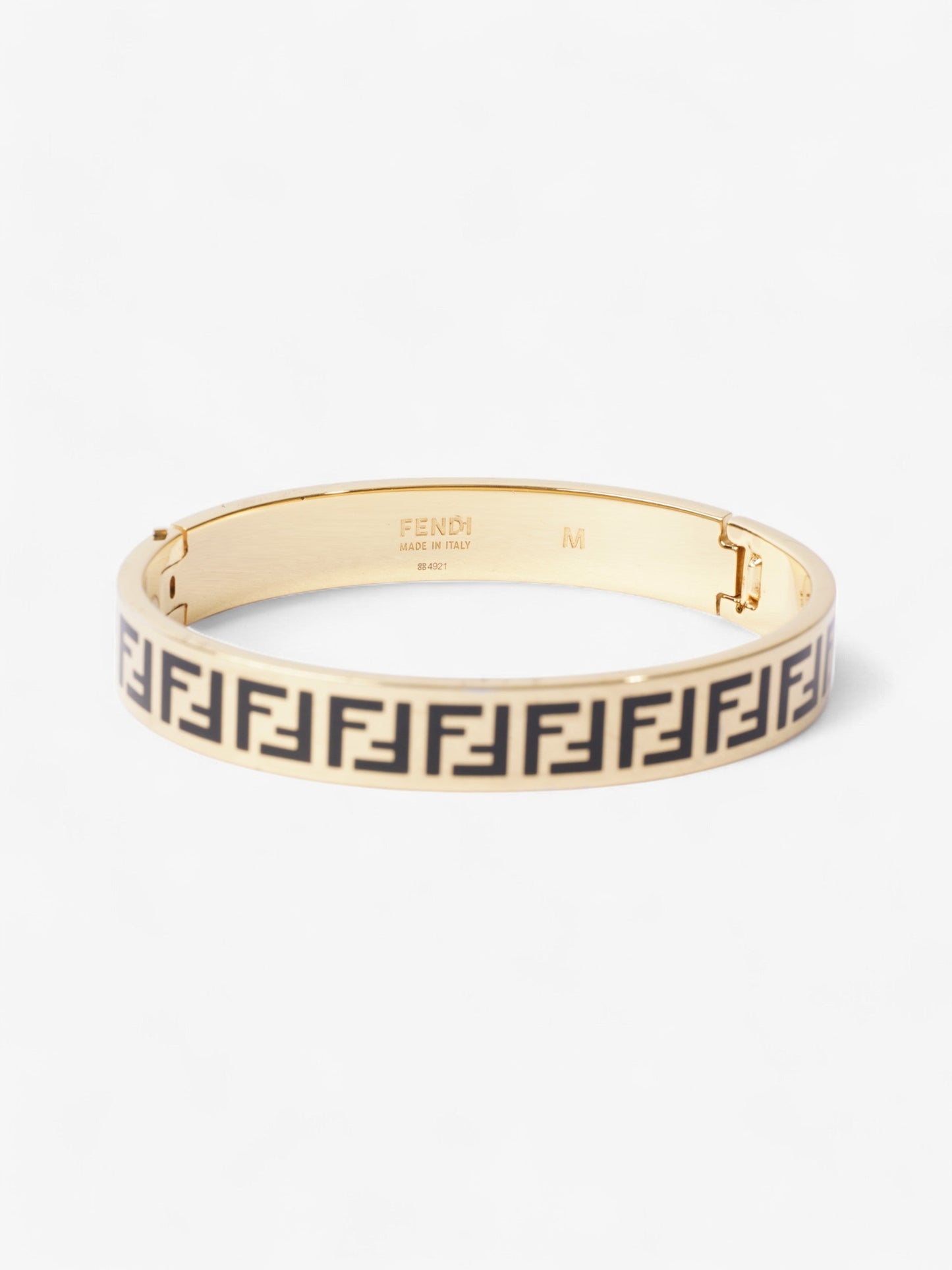 Fendi Forever Fendi Bracelet Gold / Black Base Metal Medium
