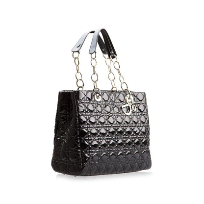 Christian Dior Cannage Quilted Tote