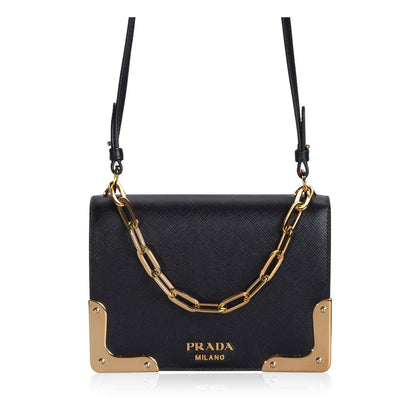Prada Bandoleira Black & Gold