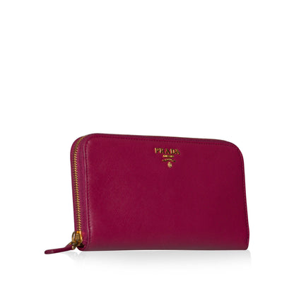 Prada Vitello Daino Continental Wallet